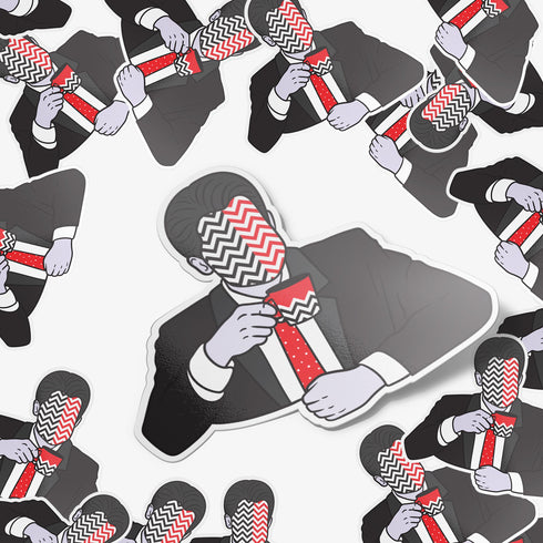 Agent  Cooper Twin Peak Sticker